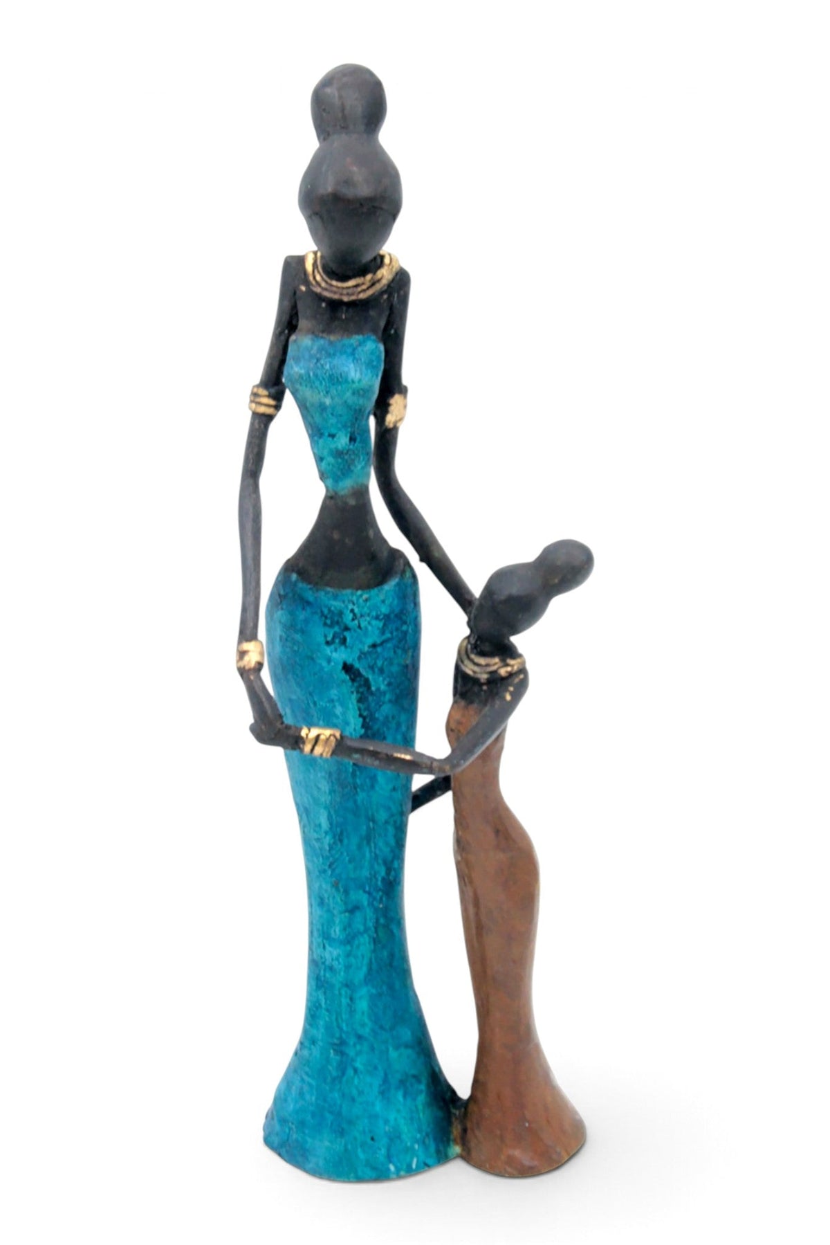 Bronze Mohamadi Dermé 30 cm bleu n°4 