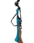 Bronze Mohamadi Dermé 30 cm bleu n°4 