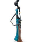 Bronze Mohamadi Dermé 30 cm bleu n°4 