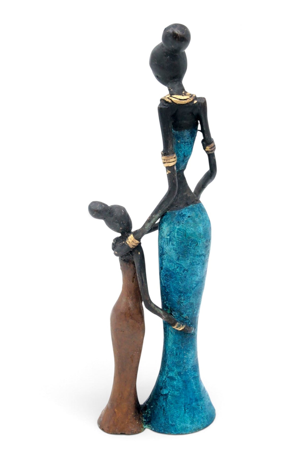 Bronze Mohamadi Dermé 30 cm bleu n°4 