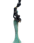Bronze Mohamadi Dermé 20 cm turquoise n°1 