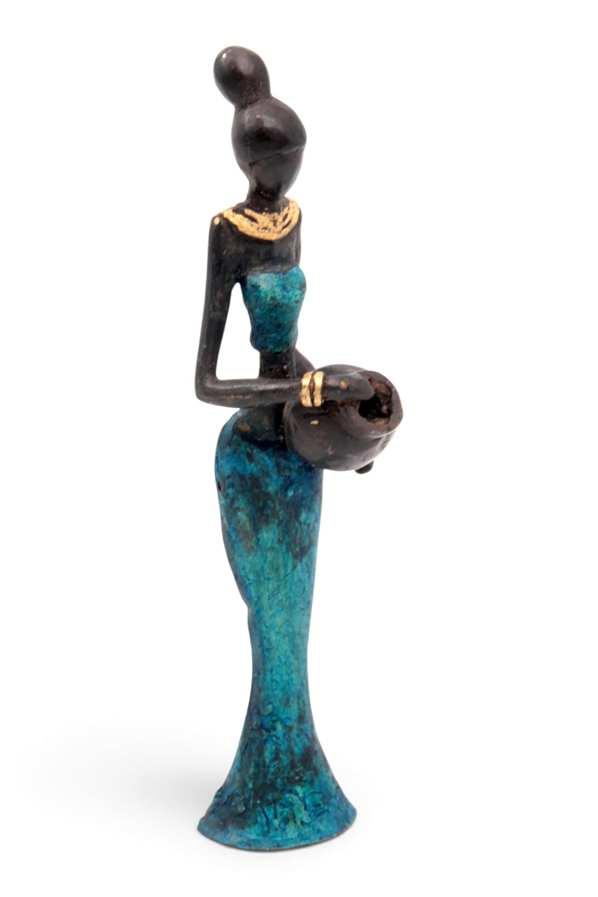 Bronze Mohamadi Dermé 20 cm bleu n°2 
