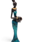 Bronze Mohamadi Dermé 20 cm bleu n°2 