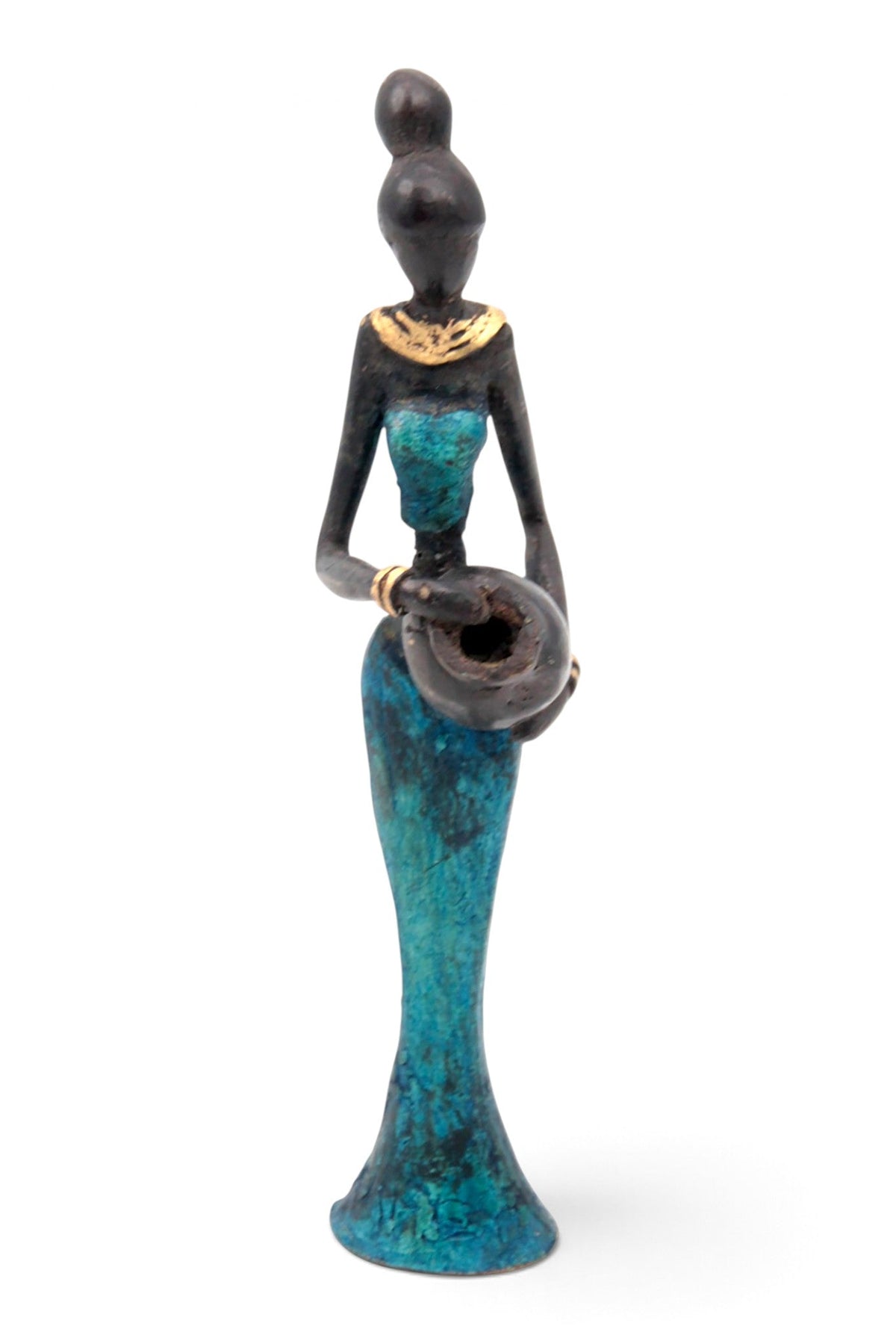 Bronze Mohamadi Dermé 20 cm bleu n°2 