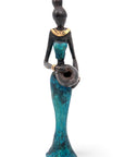 Bronze Mohamadi Dermé 20 cm bleu n°2 