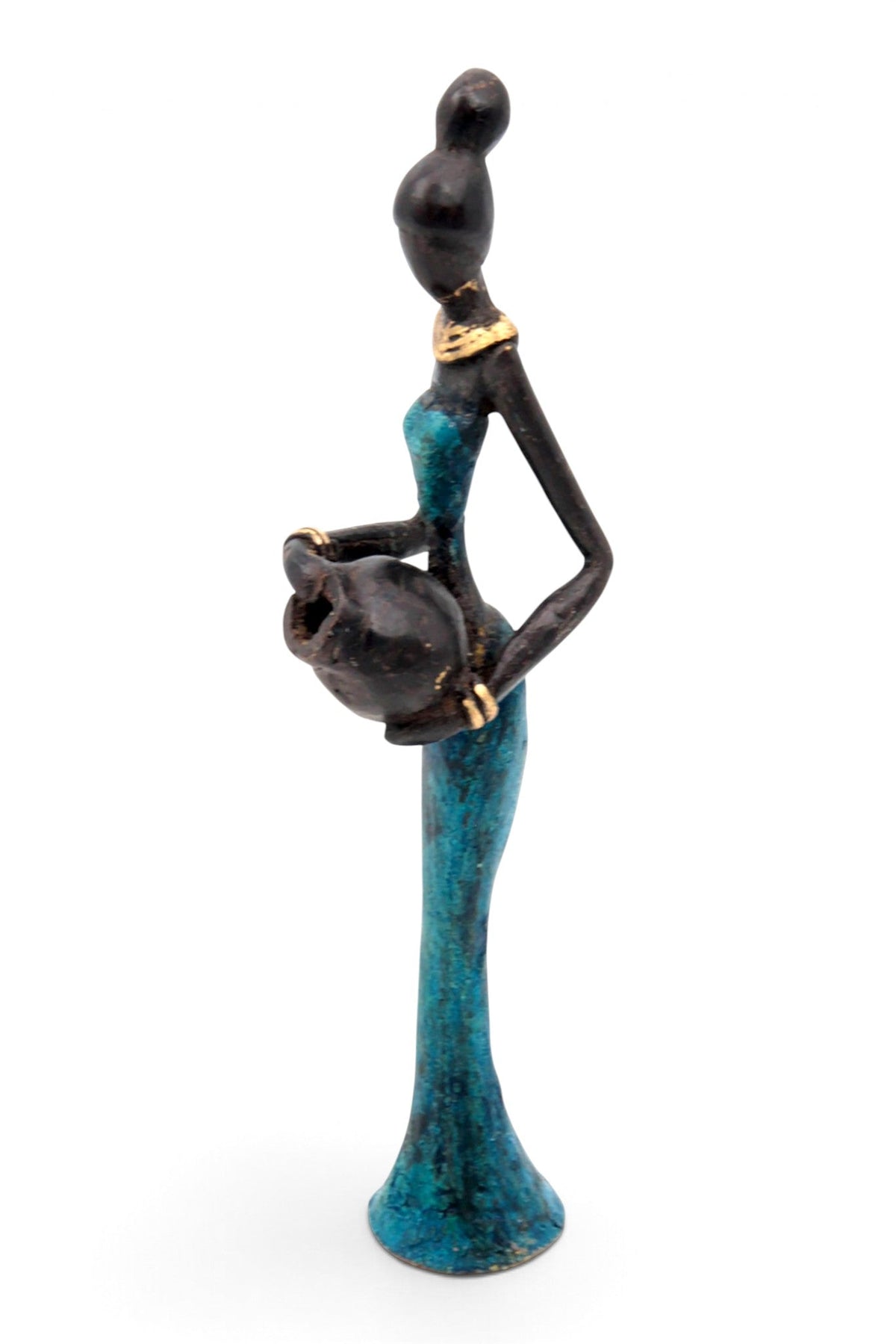 Bronze Mohamadi Dermé 20 cm bleu n°2 