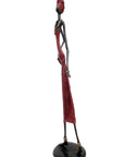 Bronze 55 cm rouge n°8 Bronzes d'Afrique