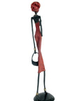 Bronze 55 cm rouge n°9 Bronzes d'Afrique