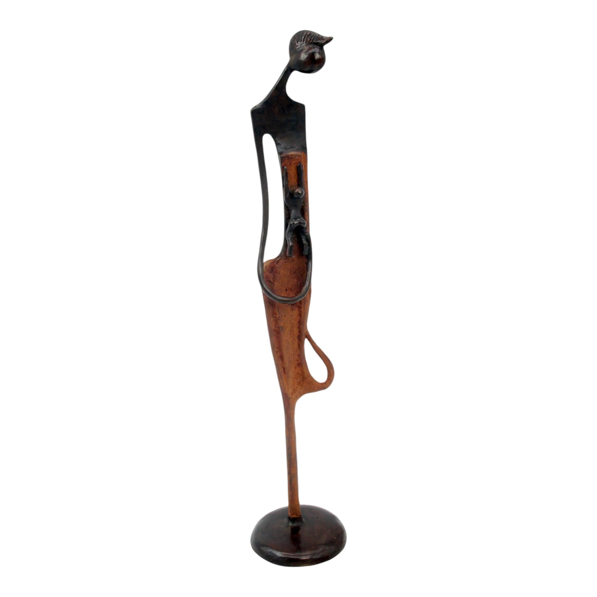 Bronze d'Abdoulaye 55cm marron n°2 Bronzes d'Afrique