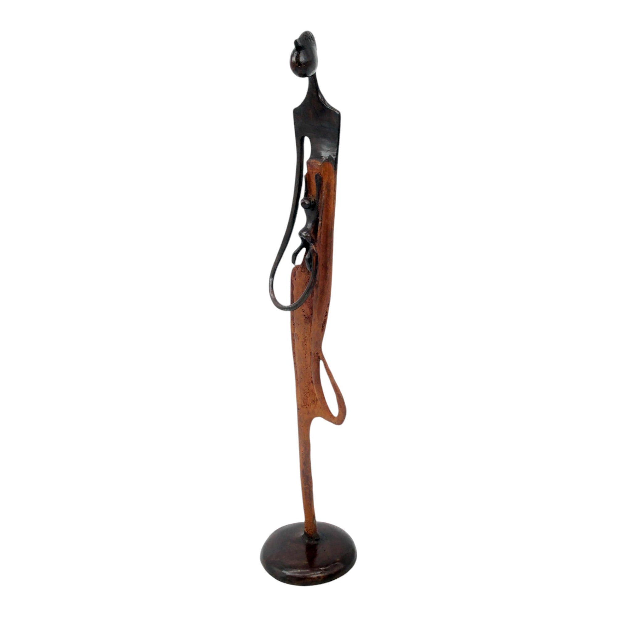 Bronze d'Abdoulaye 55cm marron n°2 Bronzes d'Afrique