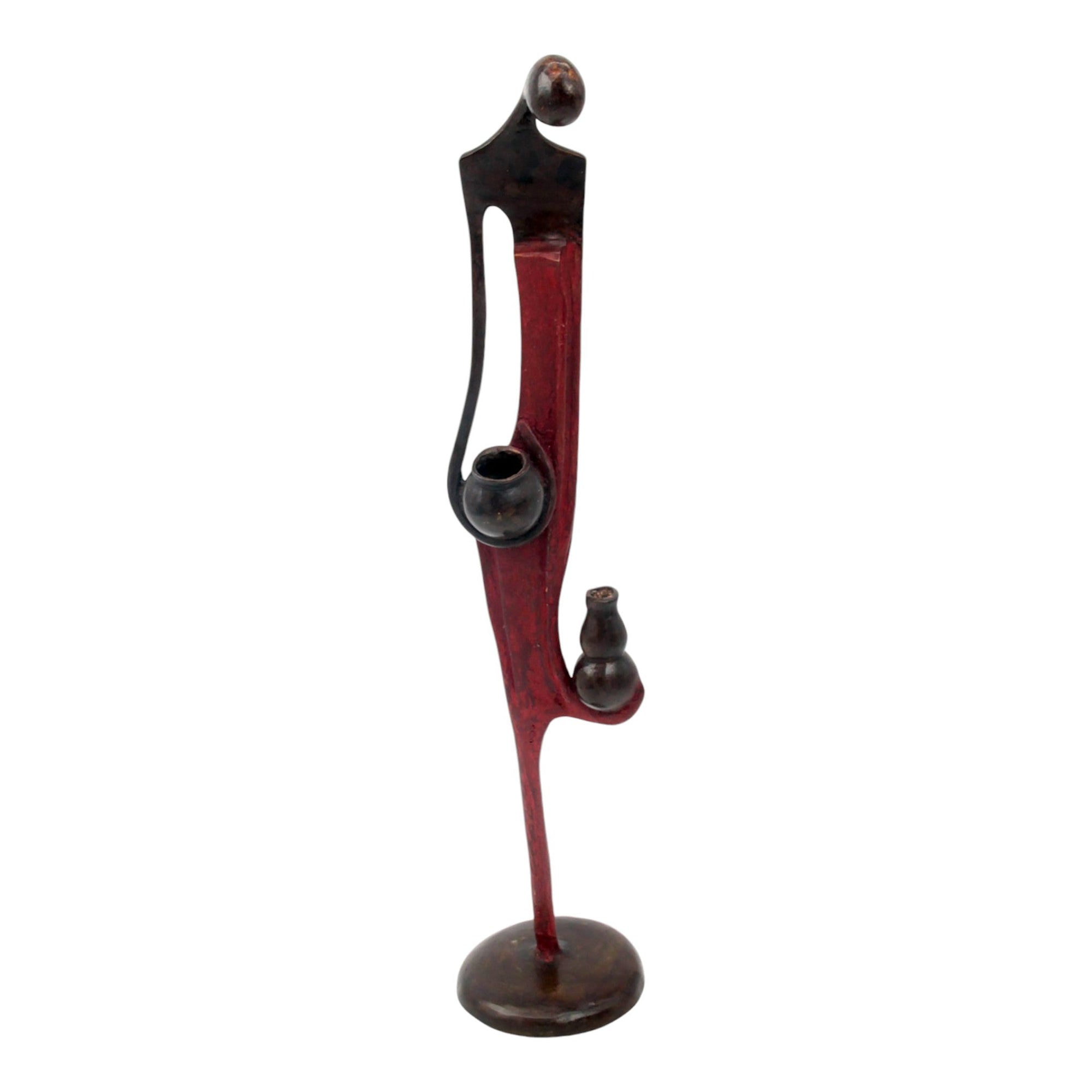 Bronze d'Abdoulaye 55cm rouge n°2 Bronzes d'Afrique