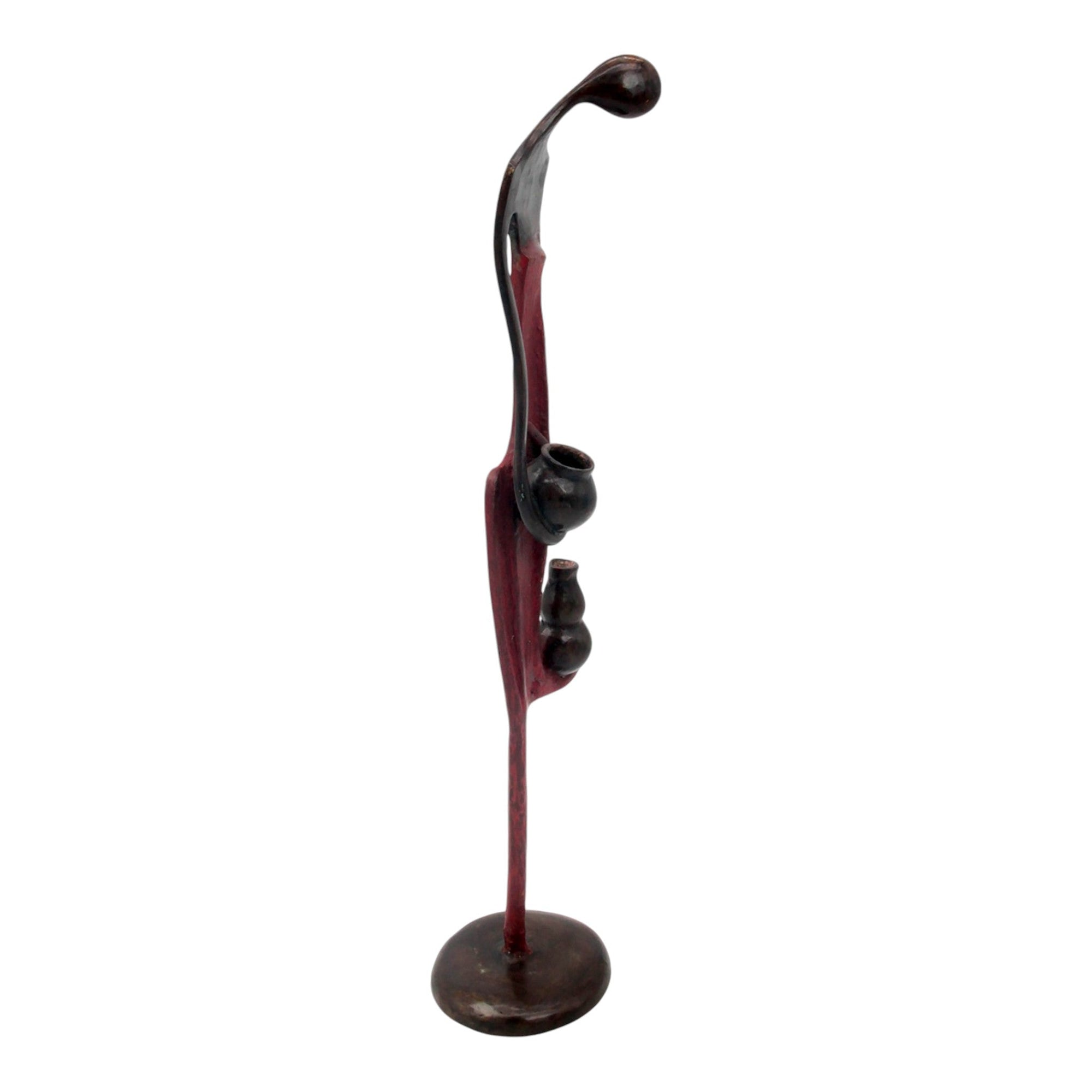 Bronze d'Abdoulaye 55cm rouge n°2 Bronzes d'Afrique
