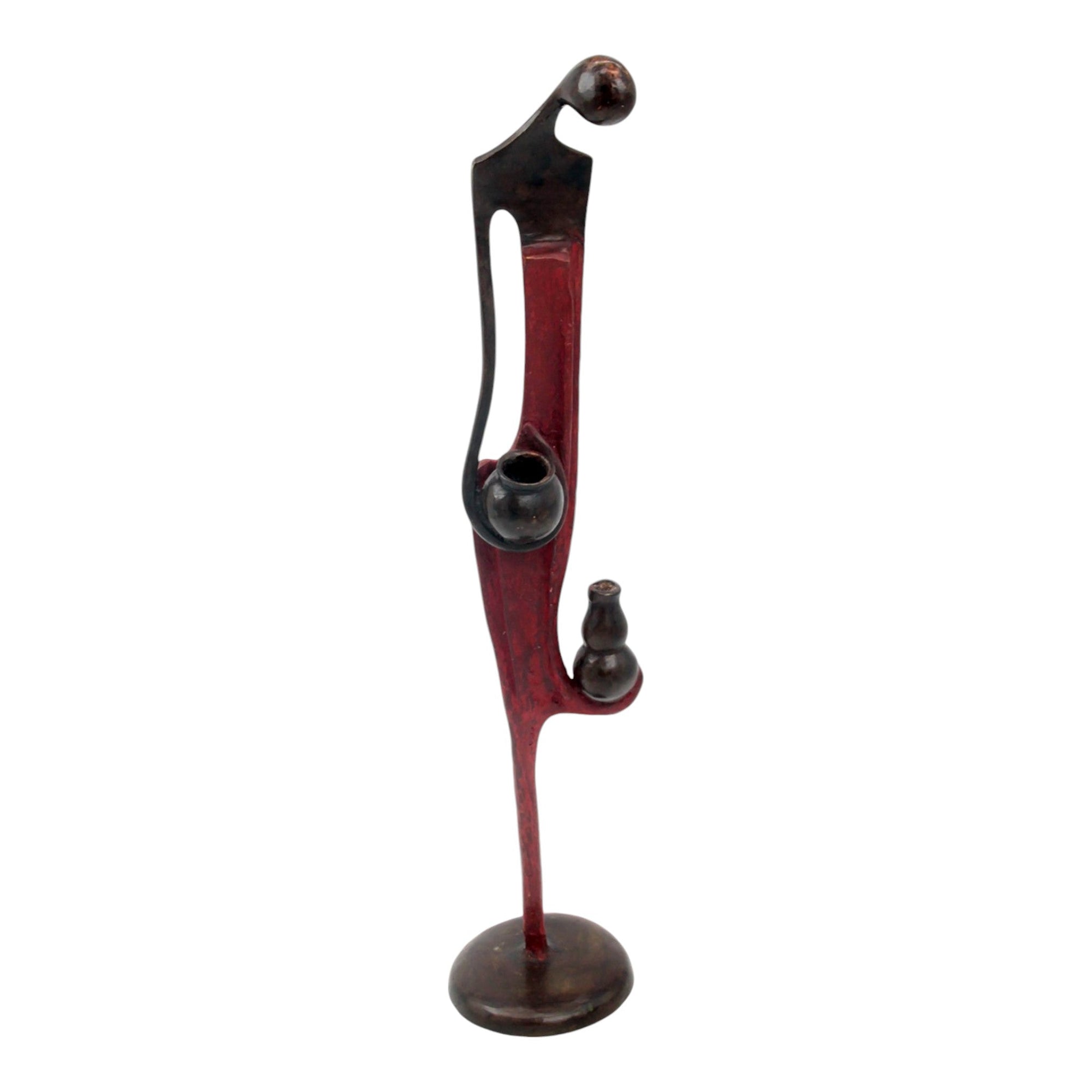 Bronze d'Abdoulaye 55cm rouge n°2 Bronzes d'Afrique