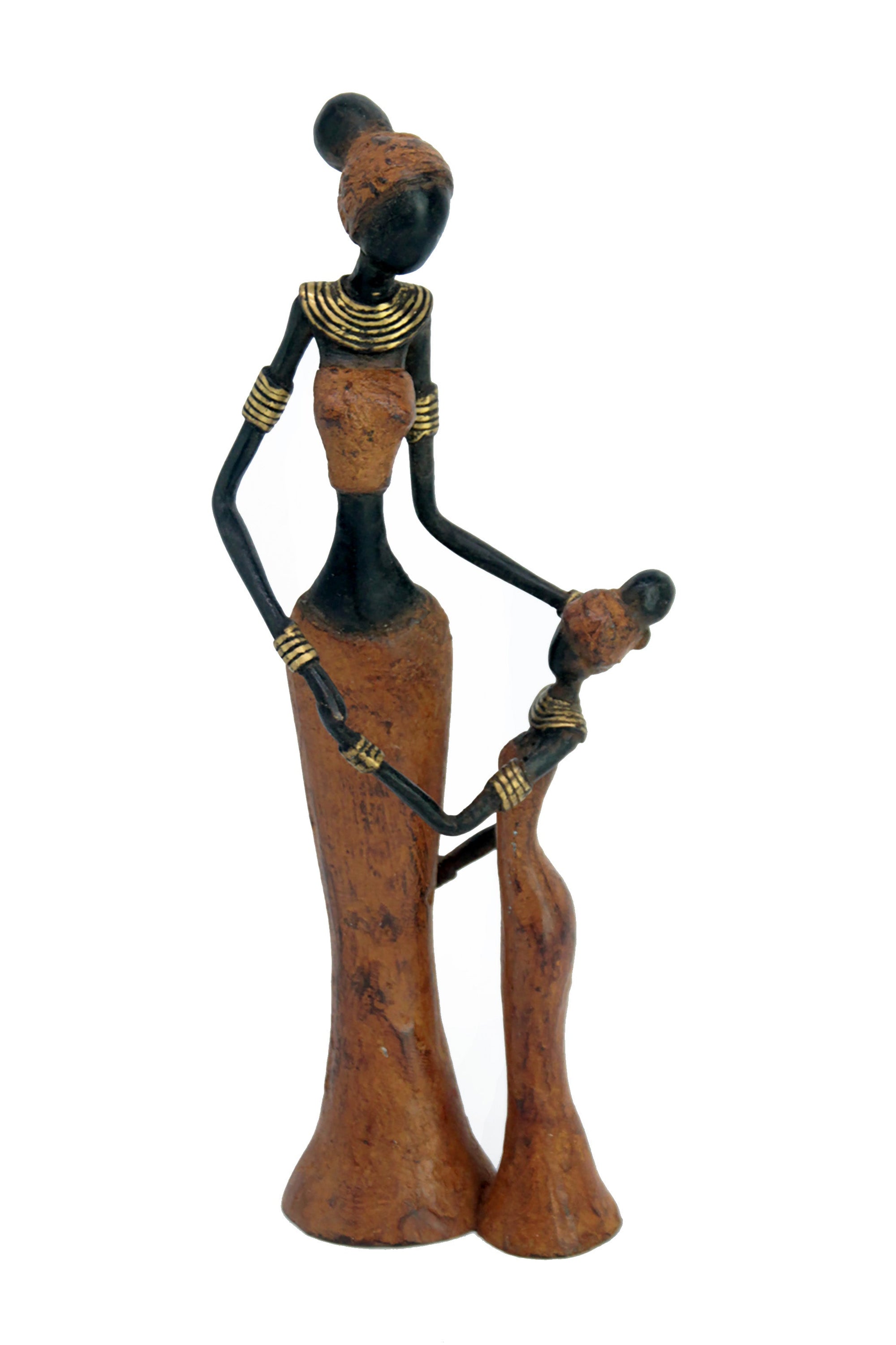 Bronze Mohamadi Dermé 30 cm marron n°5 Bronzes d'Afrique