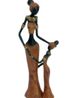 Bronze Mohamadi Dermé 30 cm marron n°5 Bronzes d'Afrique