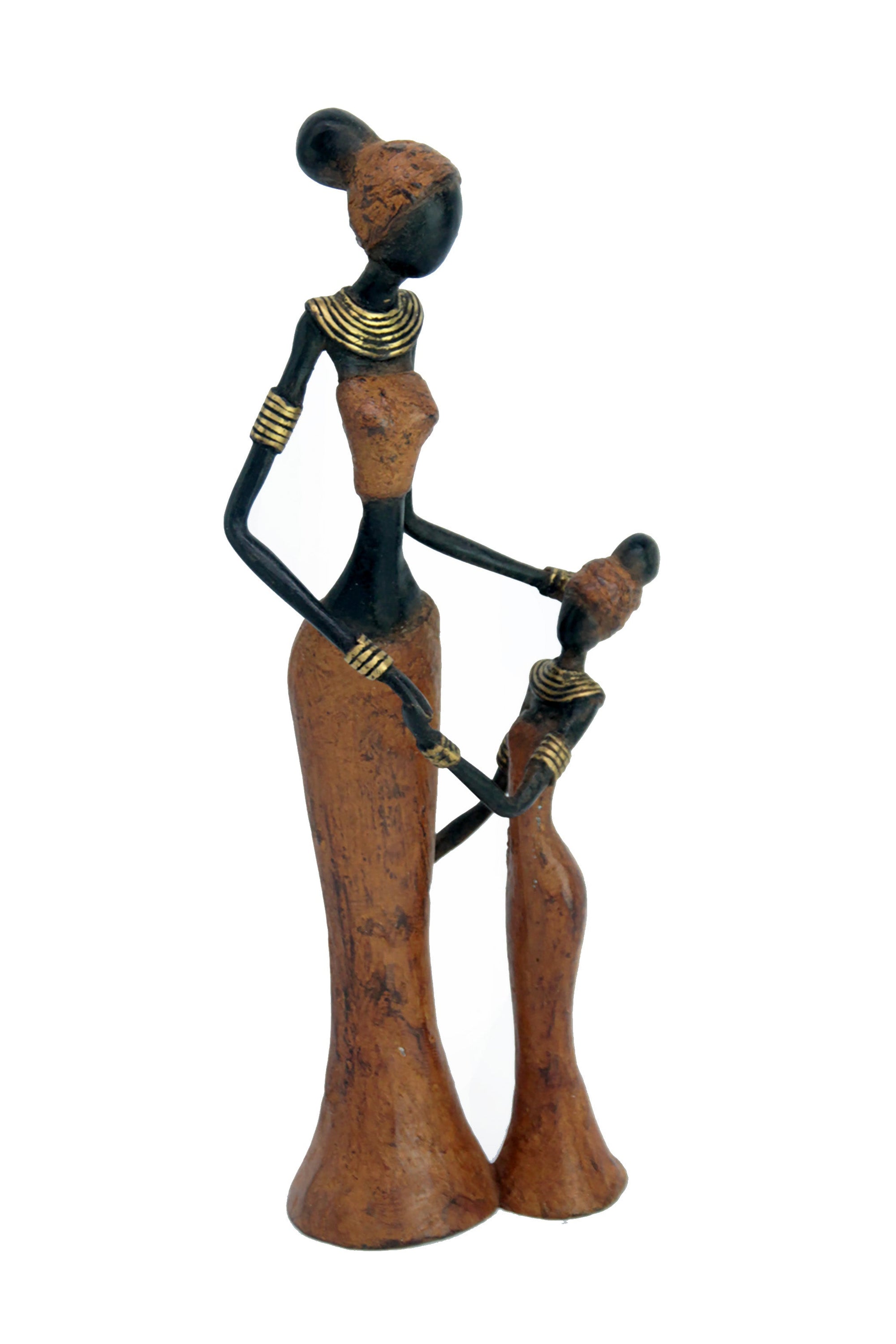 Bronze Mohamadi Dermé 30 cm marron n°5 Bronzes d'Afrique