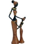 Bronze Mohamadi Dermé 30 cm marron n°5 Bronzes d'Afrique
