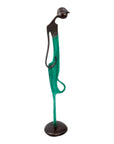 Bronze d'Abdoulaye 55cm vert n°3 Bronzes d'Afrique