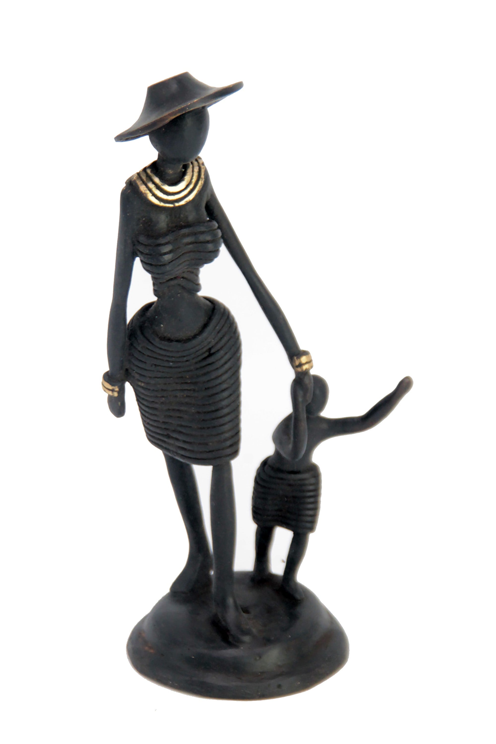 Bronze Ibrahim Dermé 20 cm noir n°2 Bronzes d'Afrique
