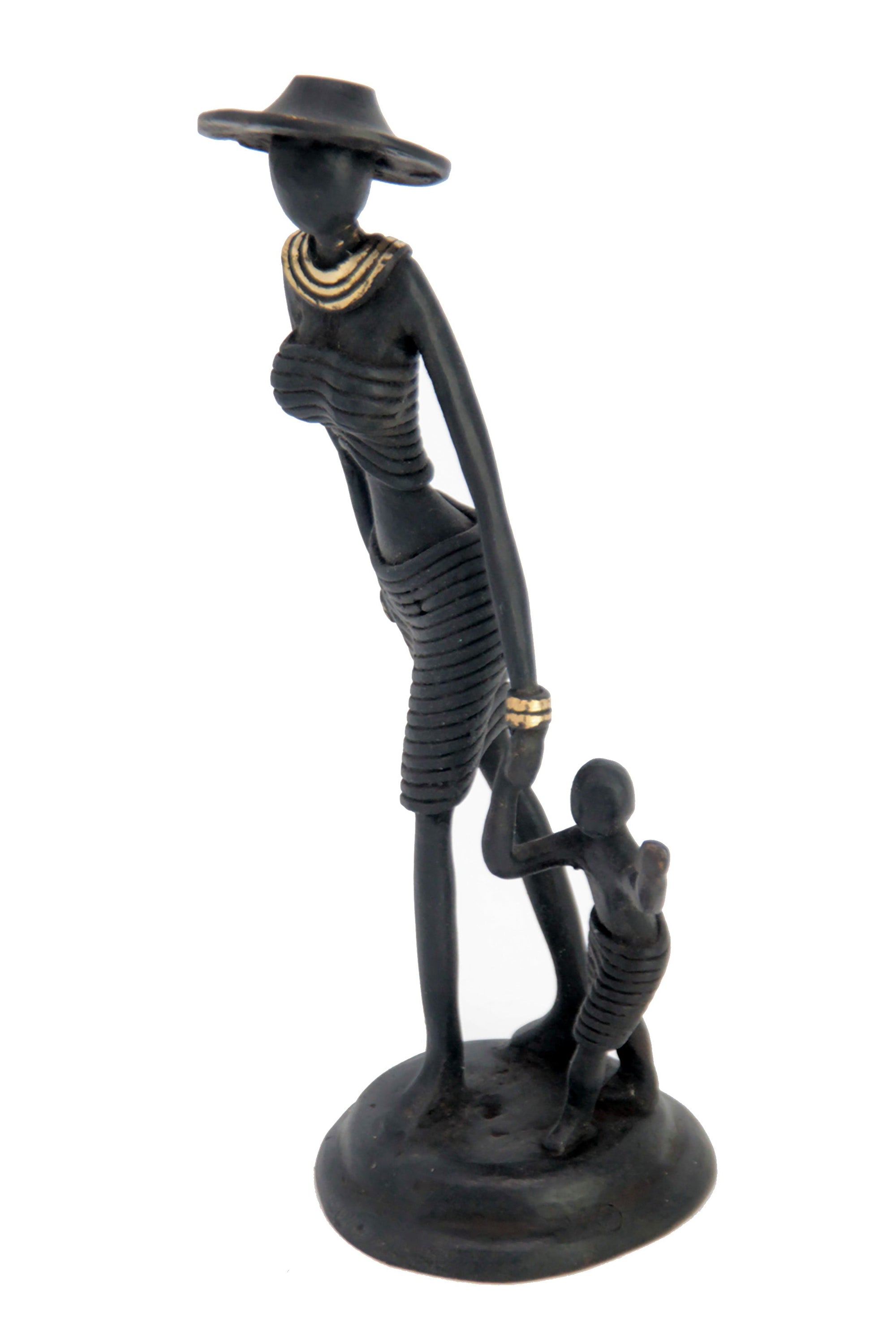 Bronze Ibrahim Dermé 20 cm noir n°2 Bronzes d'Afrique