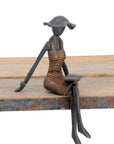 Bronze Dermé assis 20 cm marron n°1 Bronzes d'Afrique