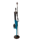 Bronze d'Abdoulaye 55cm bleu n°4 Bronzes d'Afrique