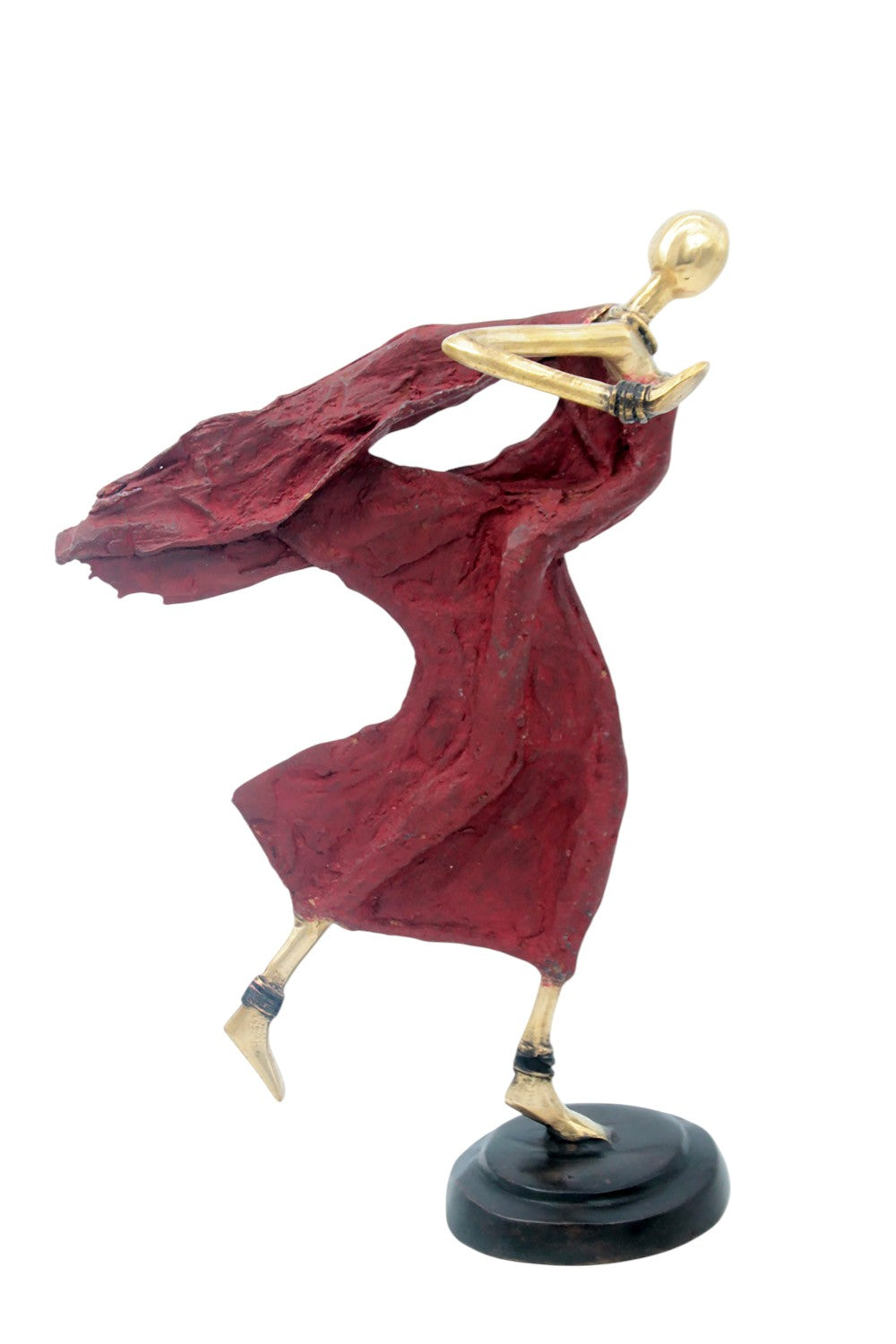Danseuse 35 cm rouge n°4 Bronzes d'Afrique