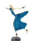 Danseuse 35 cm bleue n°3 Bronzes d'Afrique
