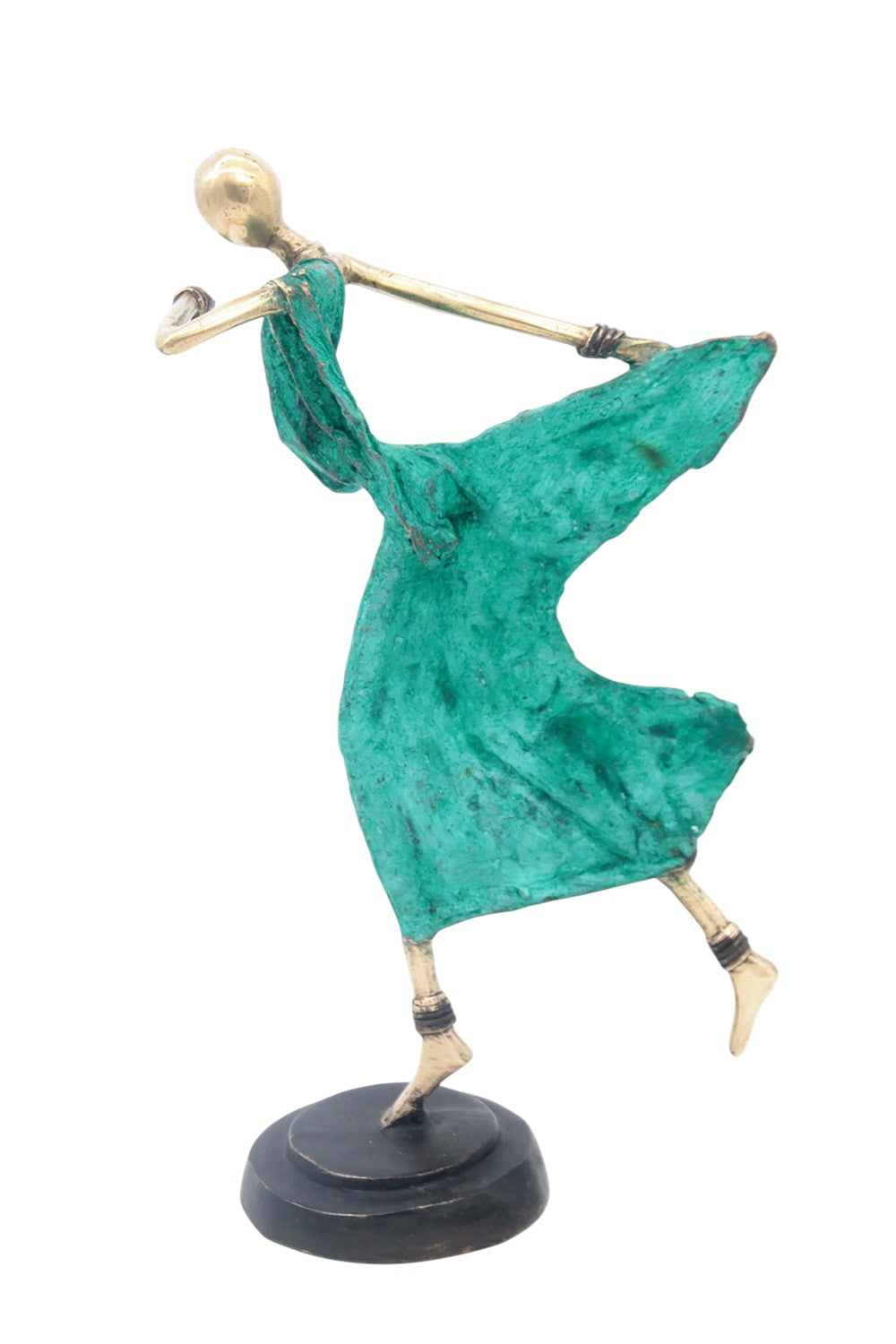 Danseuse 35 cm verte n°2 Bronzes d'Afrique