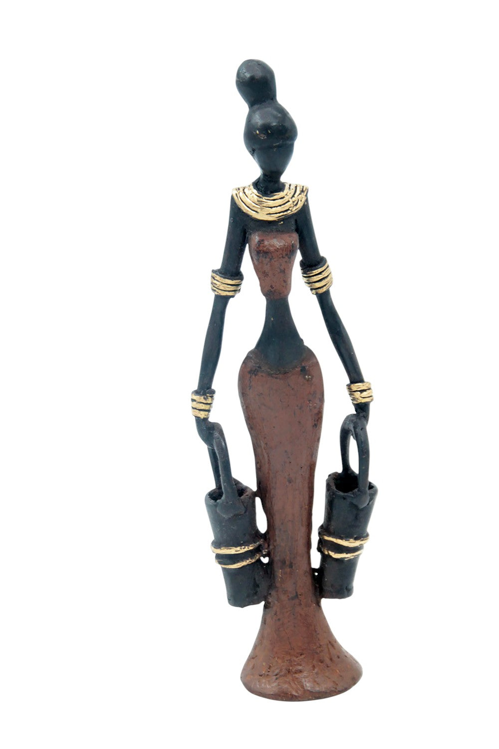 Bronze Mohamadi Dermé 20 cm marron n°14 Bronzes d'Afrique