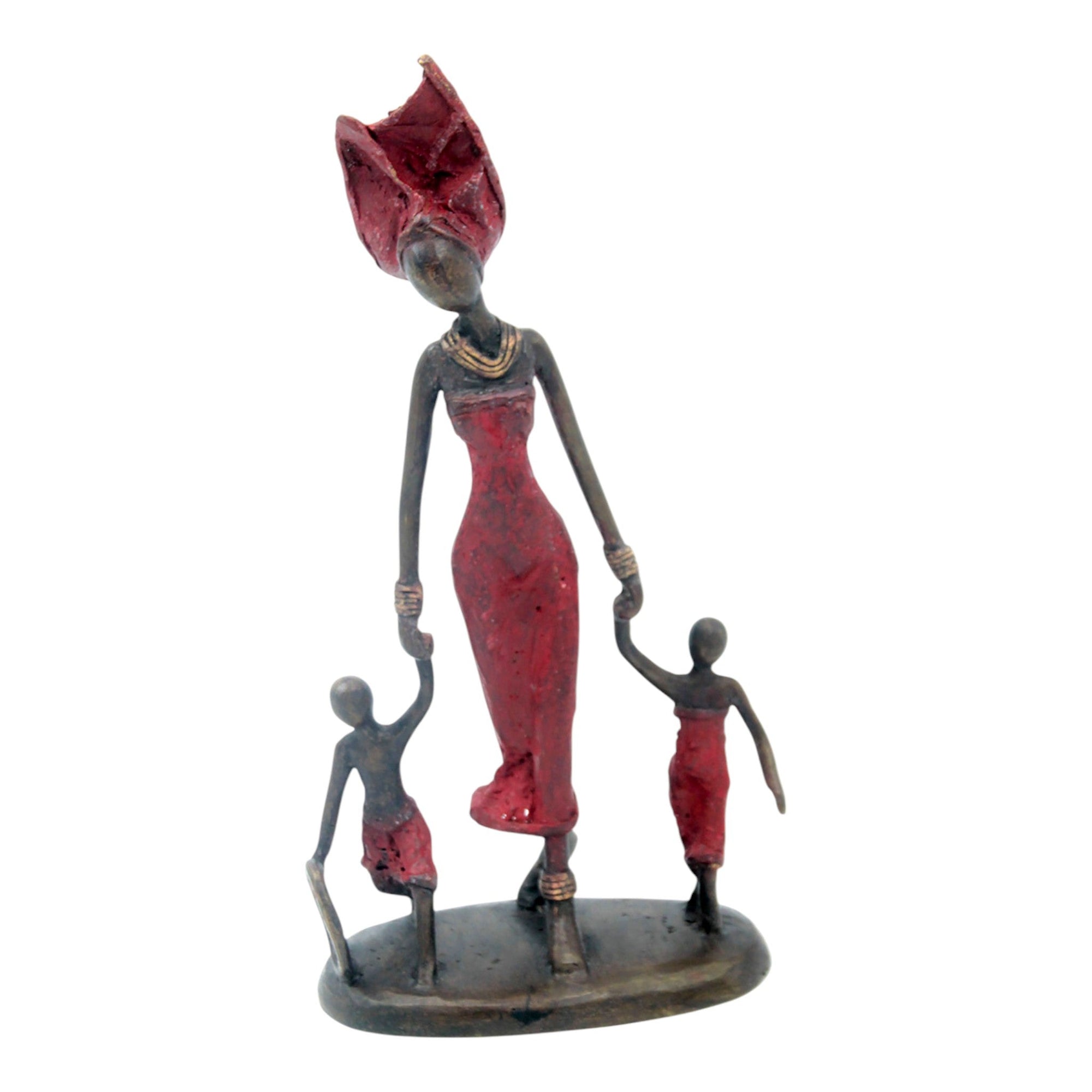 Bronze 25 cm rouge n°33 Bronzes d'Afrique