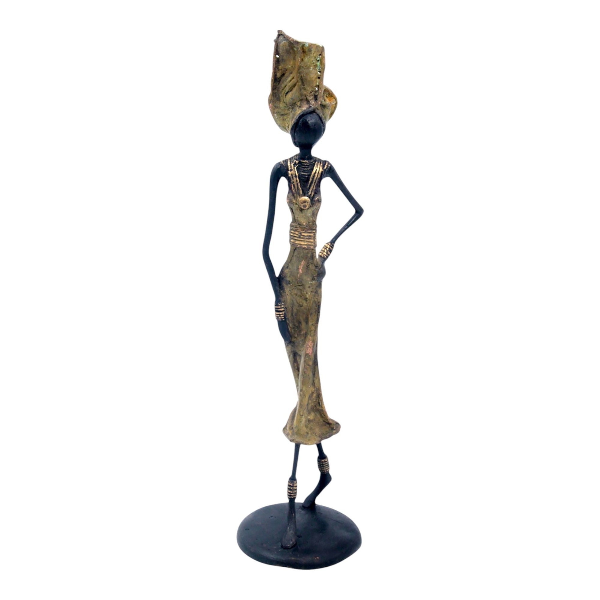 Bronze 35 cm vert n°12 Bronzes d'Afrique