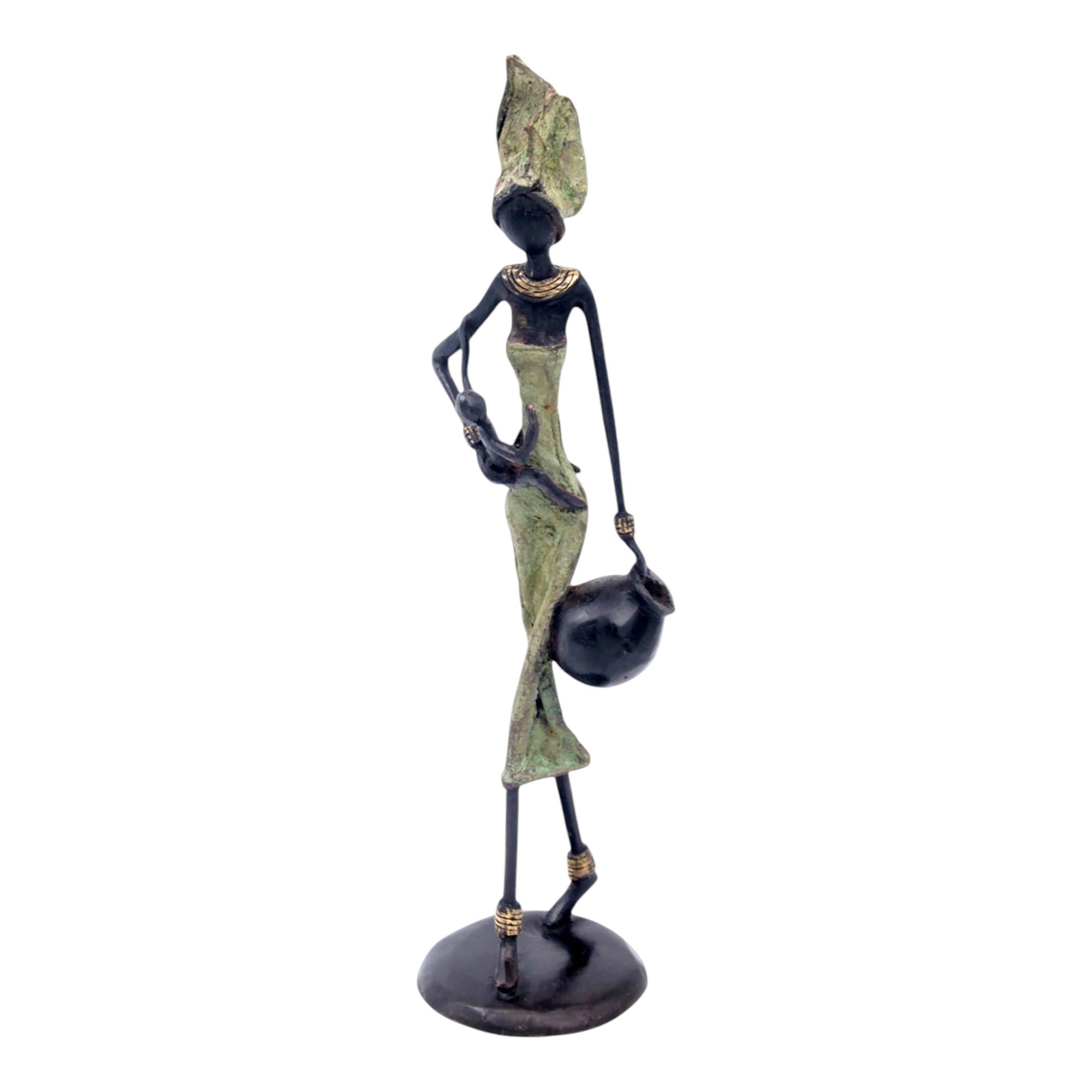 Bronze 35 cm vert n°15 Bronzes d'Afrique