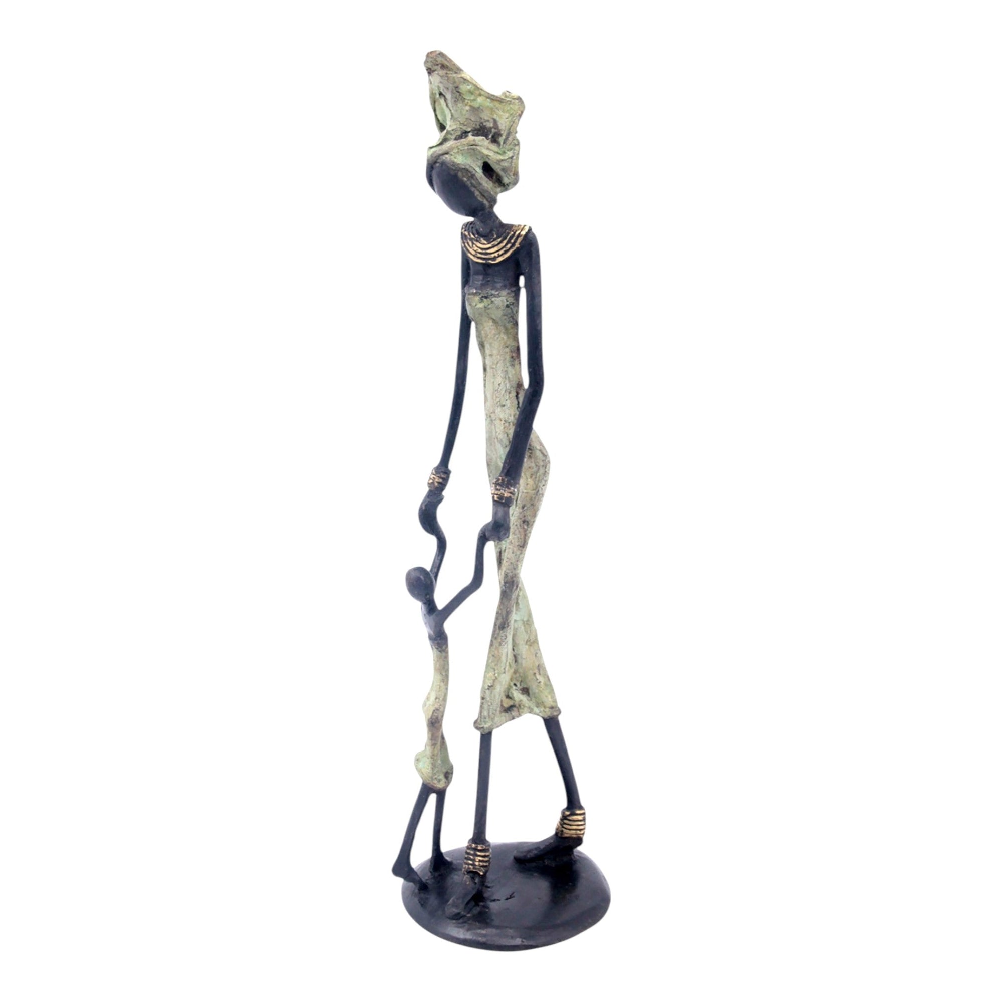 Bronze 35 cm vert n°24 Bronzes d'Afrique