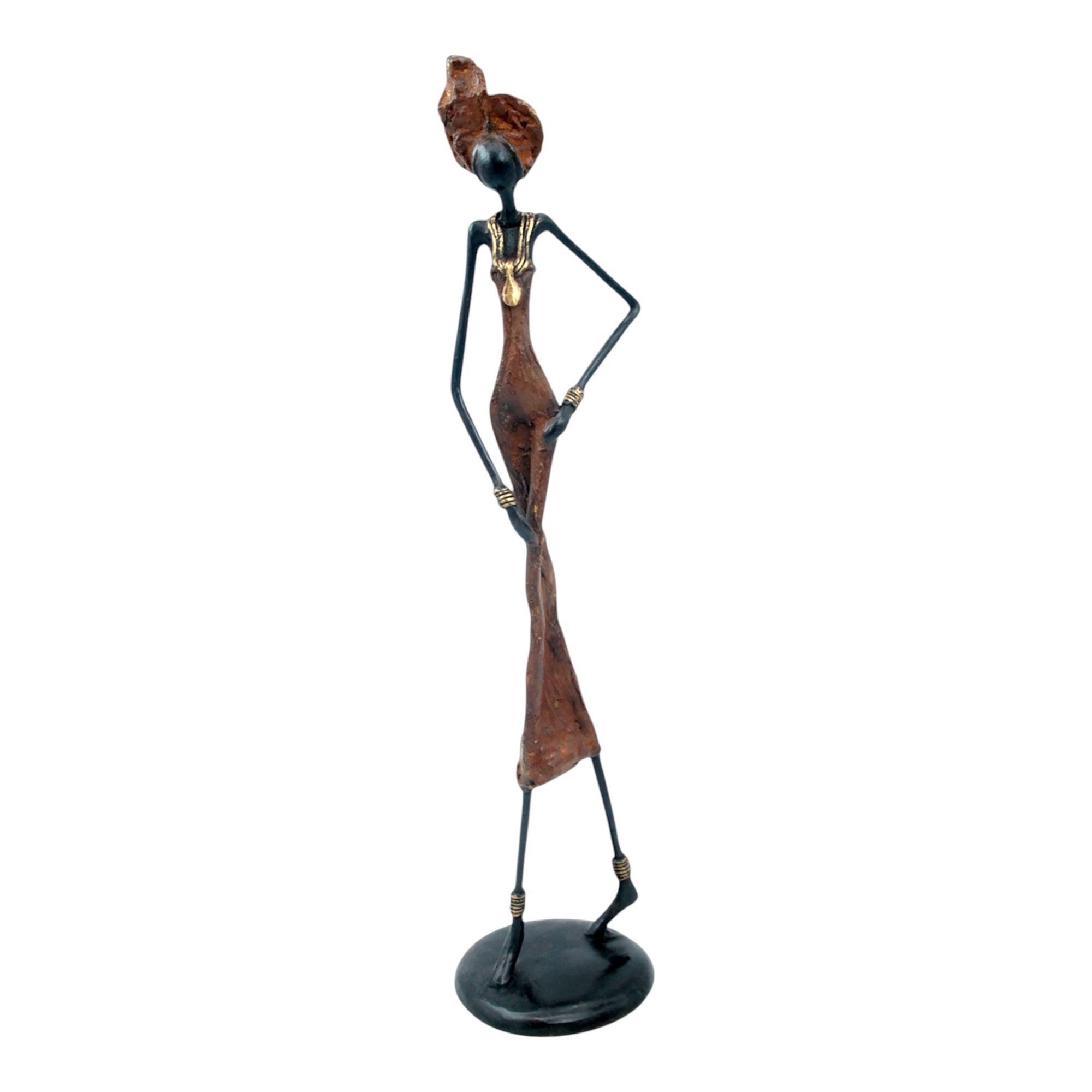 Bronze 55 cm marron n°3 Bronzes d'Afrique