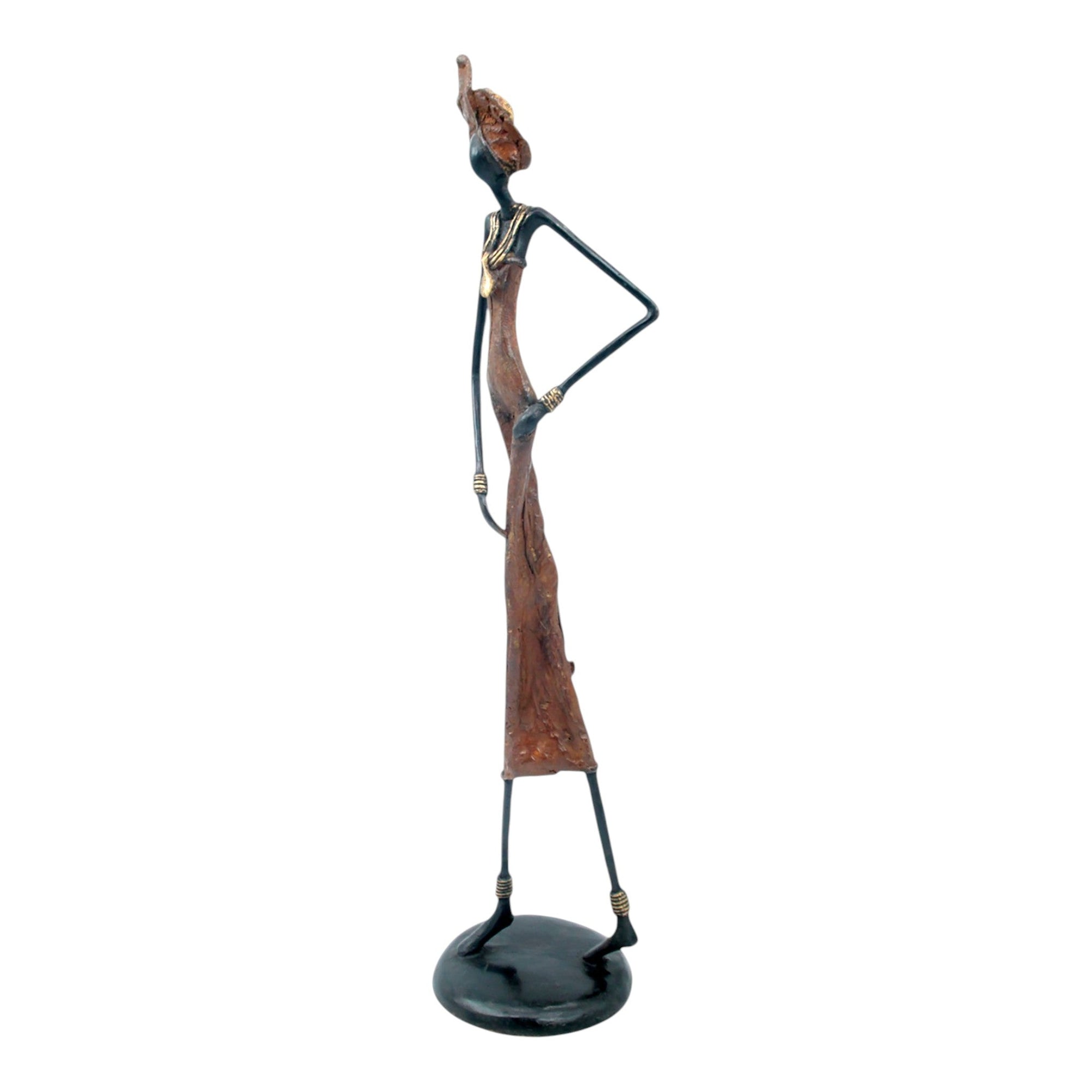 Bronze 55 cm marron n°3 Bronzes d'Afrique
