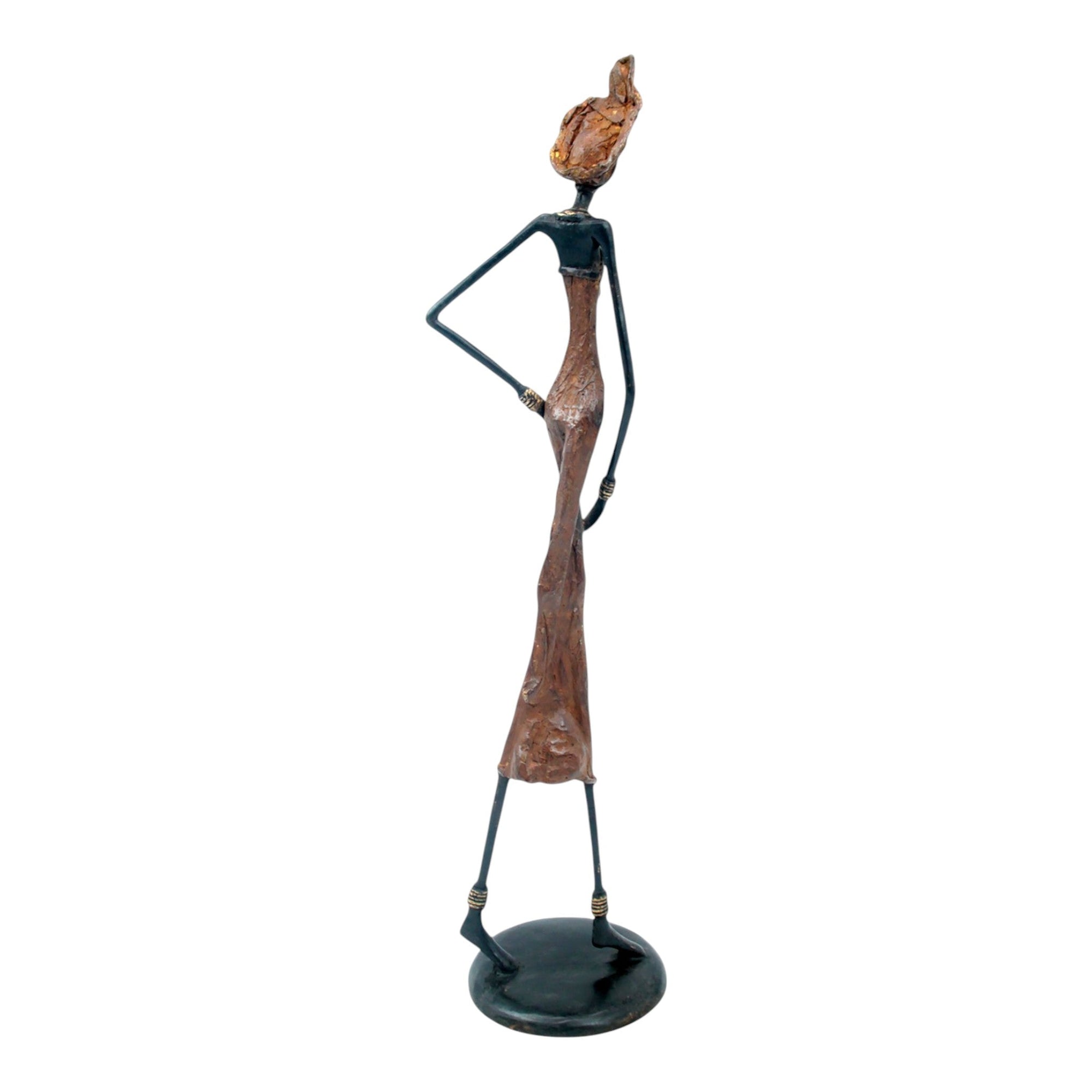Bronze 55 cm marron n°3 Bronzes d'Afrique