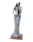 Bronze Issouf couple 55 cm gris n°2 Bronzes d'Afrique