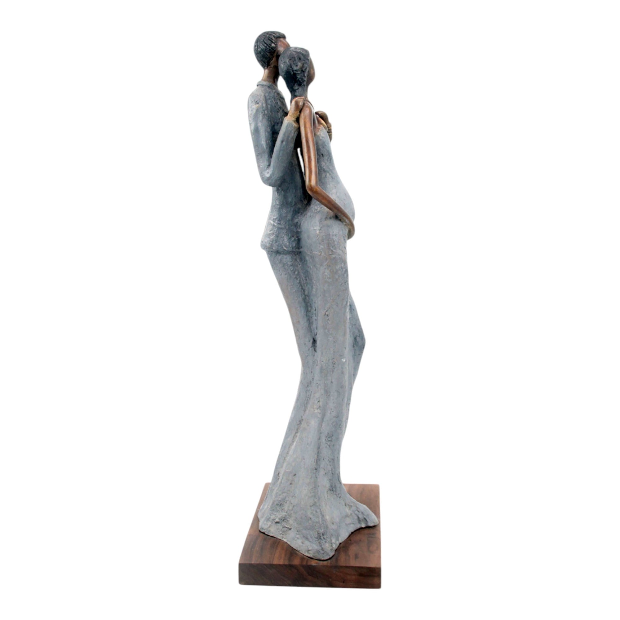 Bronze Issouf couple 55 cm gris n°2 Bronzes d'Afrique