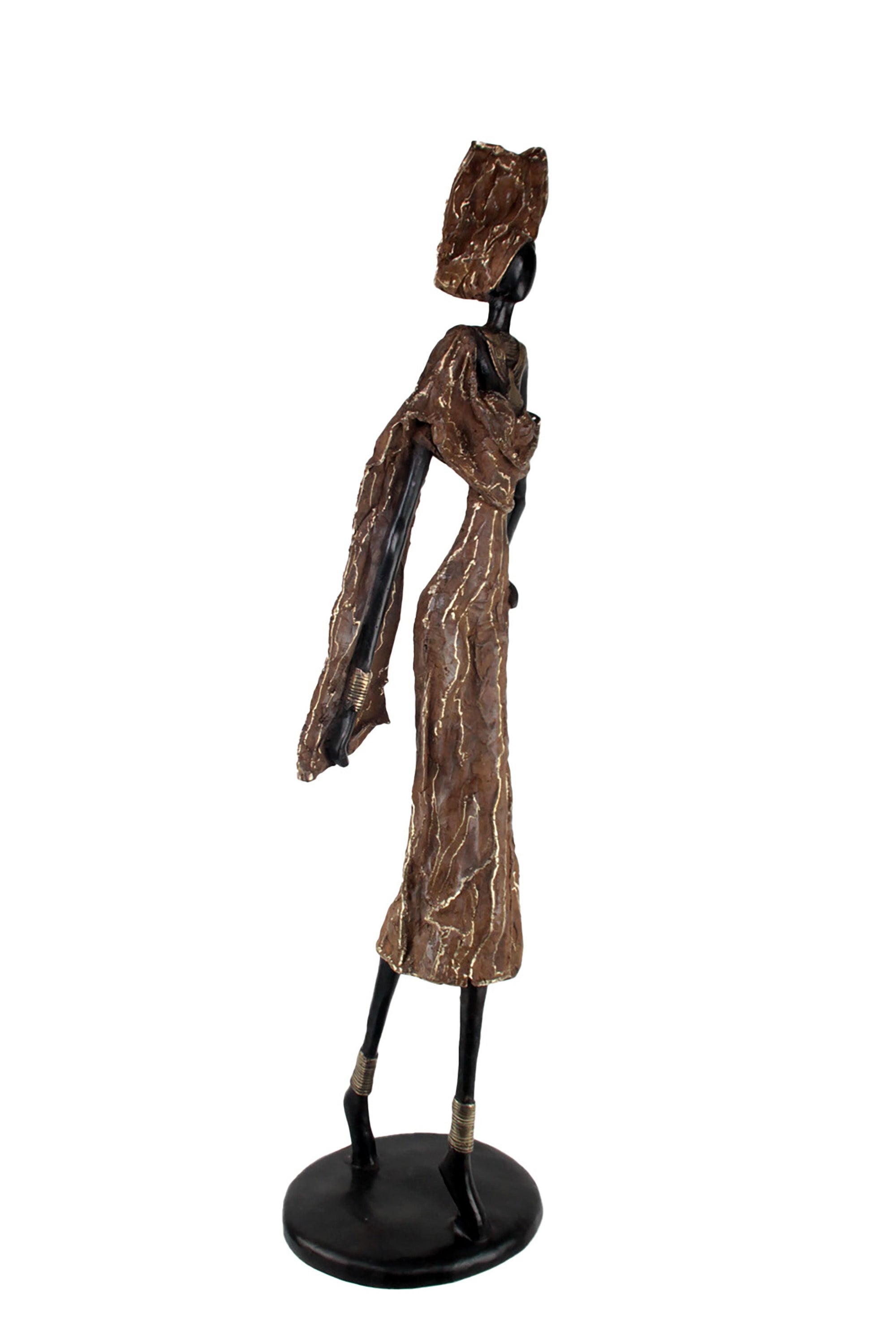 Bronze Issouf 110 cm marron n°1 Bronzes d'Afrique