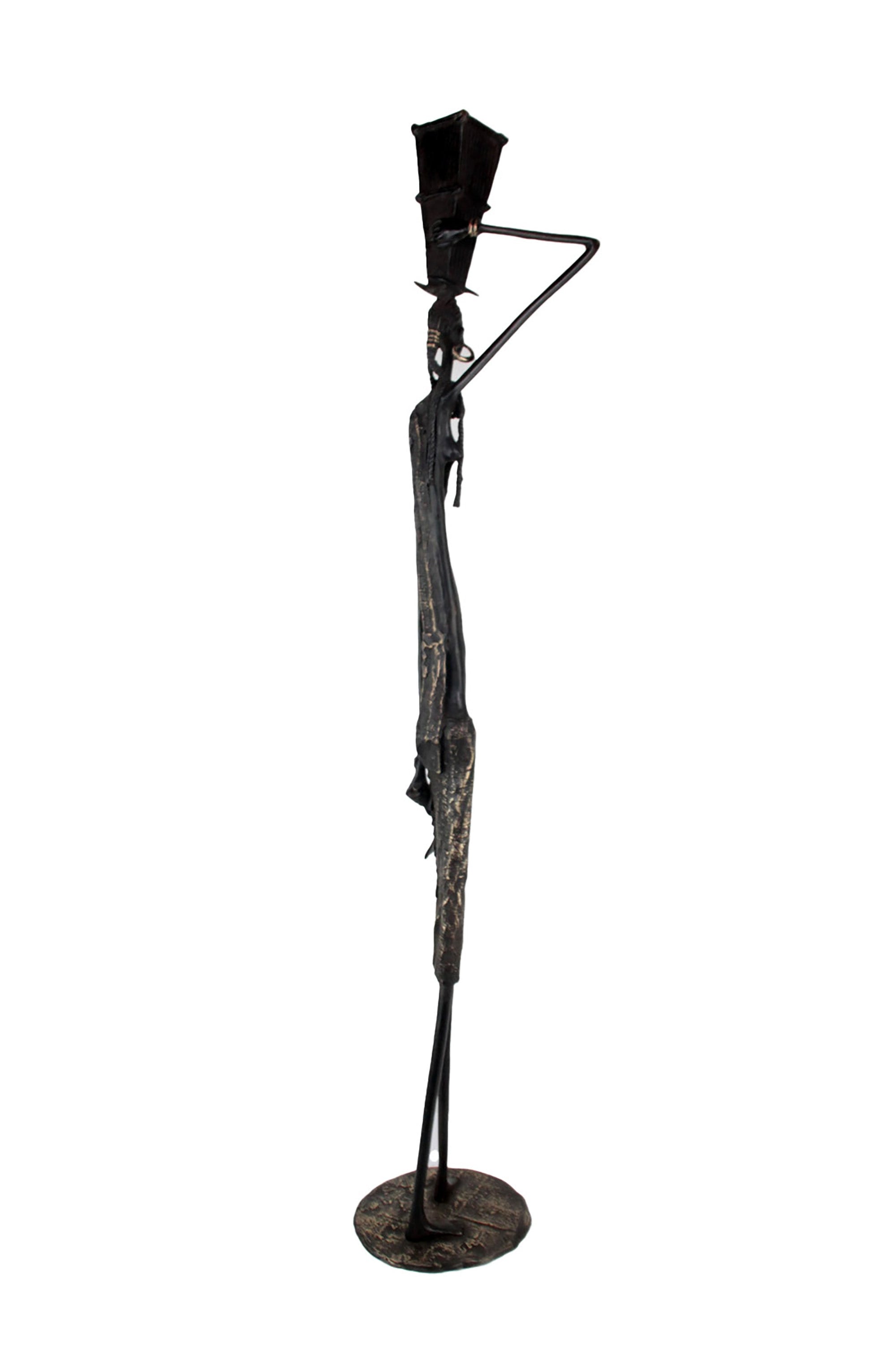 Bronze Issouf 80 cm noir n°1 Bronzes d'Afrique