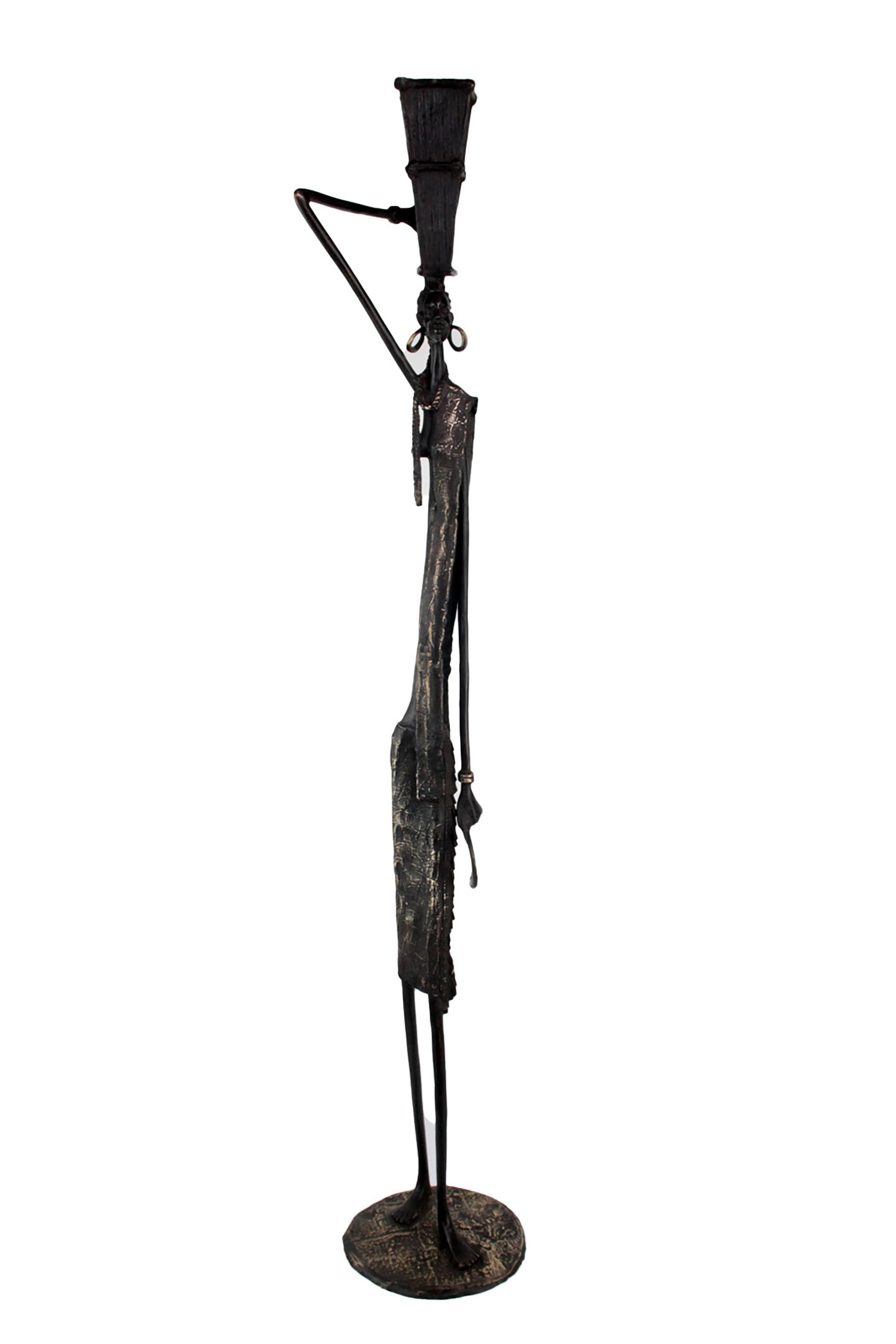 Bronze Issouf 80 cm noir n°1 Bronzes d'Afrique