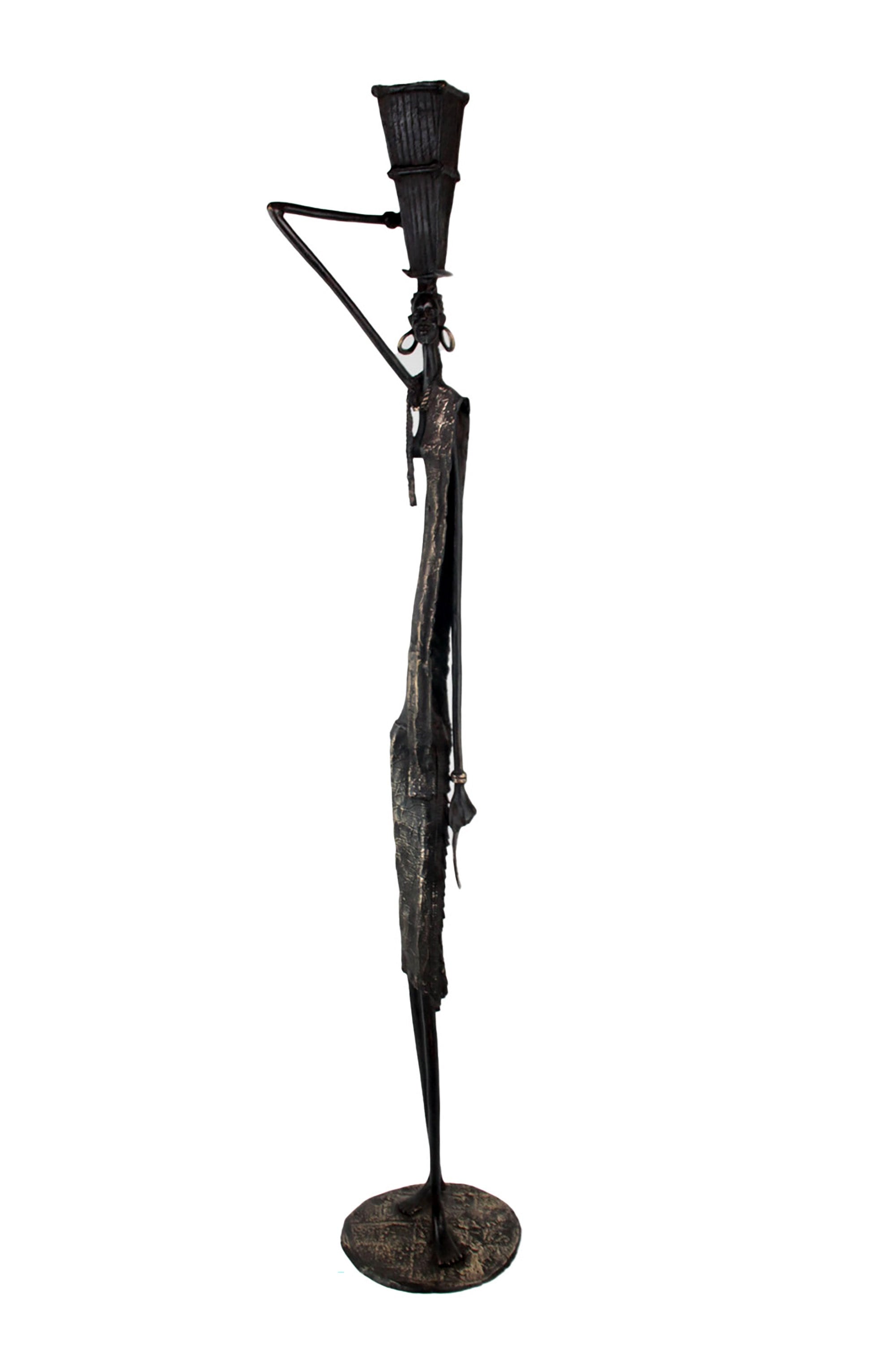 Bronze Issouf 80 cm noir n°1 Bronzes d'Afrique