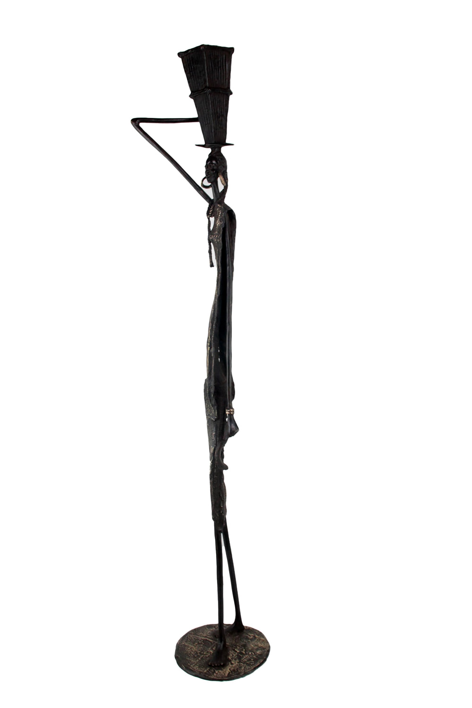 Bronze Issouf 80 cm noir n°1 Bronzes d'Afrique