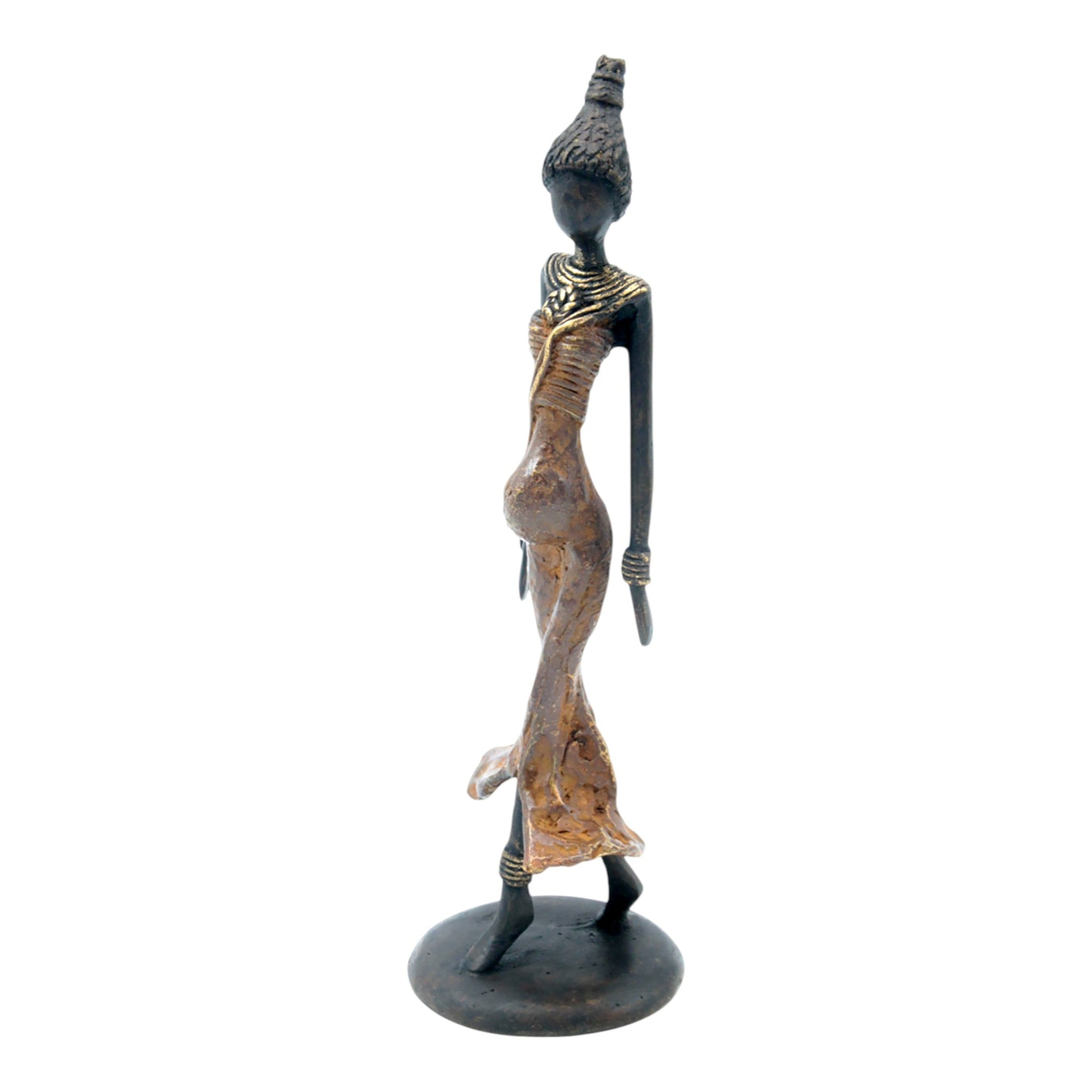 Bronze 25 cm marron n°11 Bronzes d'Afrique