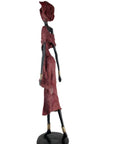 Bronze Issouf 110 cm rouge n°1 Bronzes d'Afrique