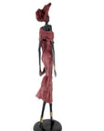 Bronze Issouf 110 cm rouge n°1 Bronzes d'Afrique