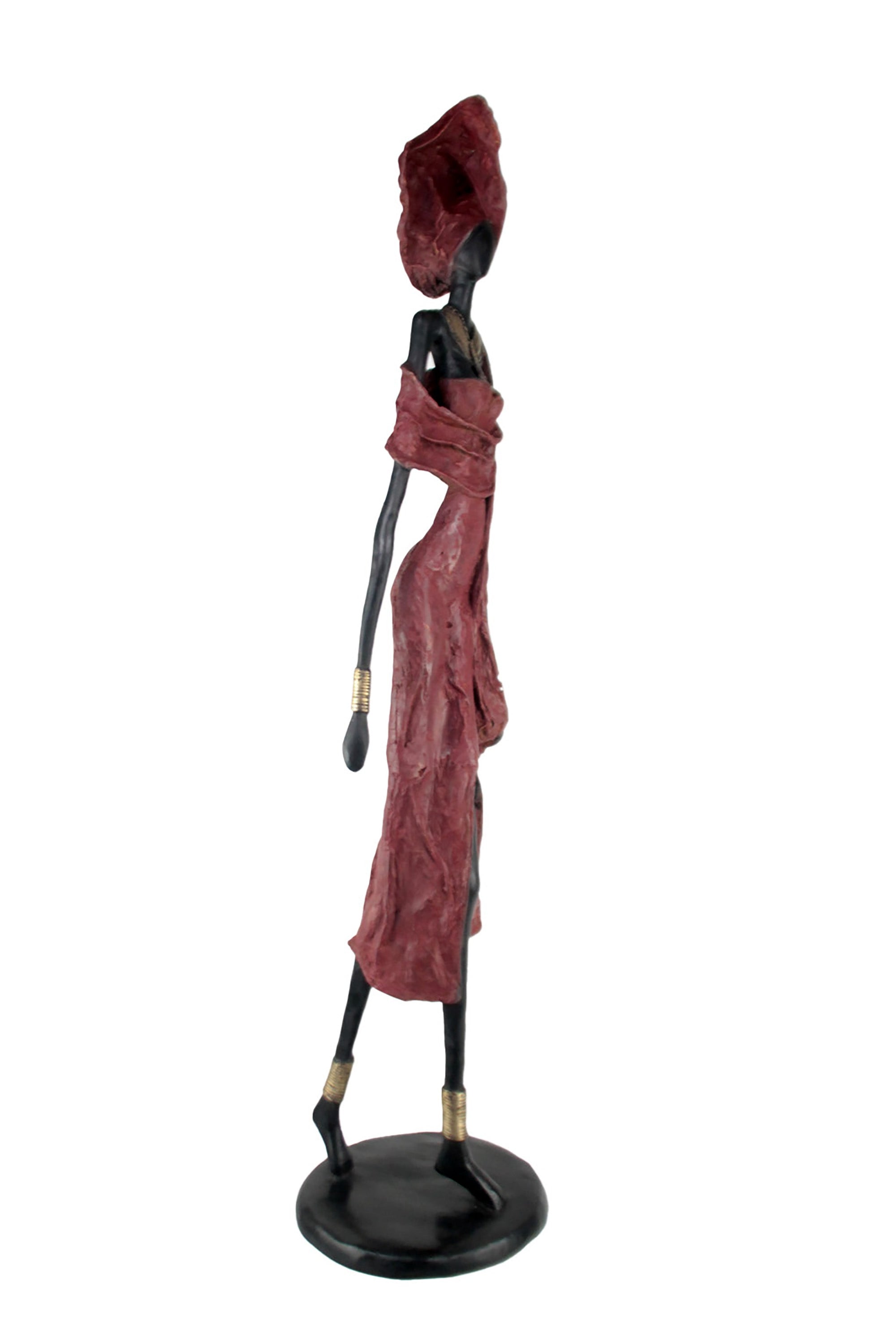 Bronze Issouf 110 cm rouge n°1 Bronzes d'Afrique