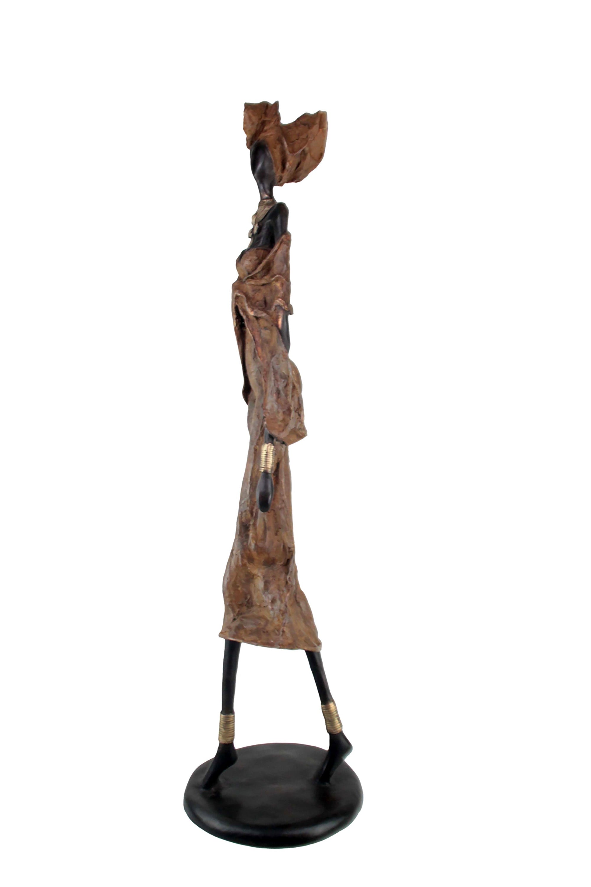 Bronze Issouf 110 cm marron n°2 Bronzes d'Afrique