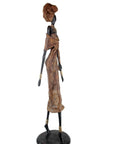 Bronze Issouf 110 cm marron n°2 Bronzes d'Afrique